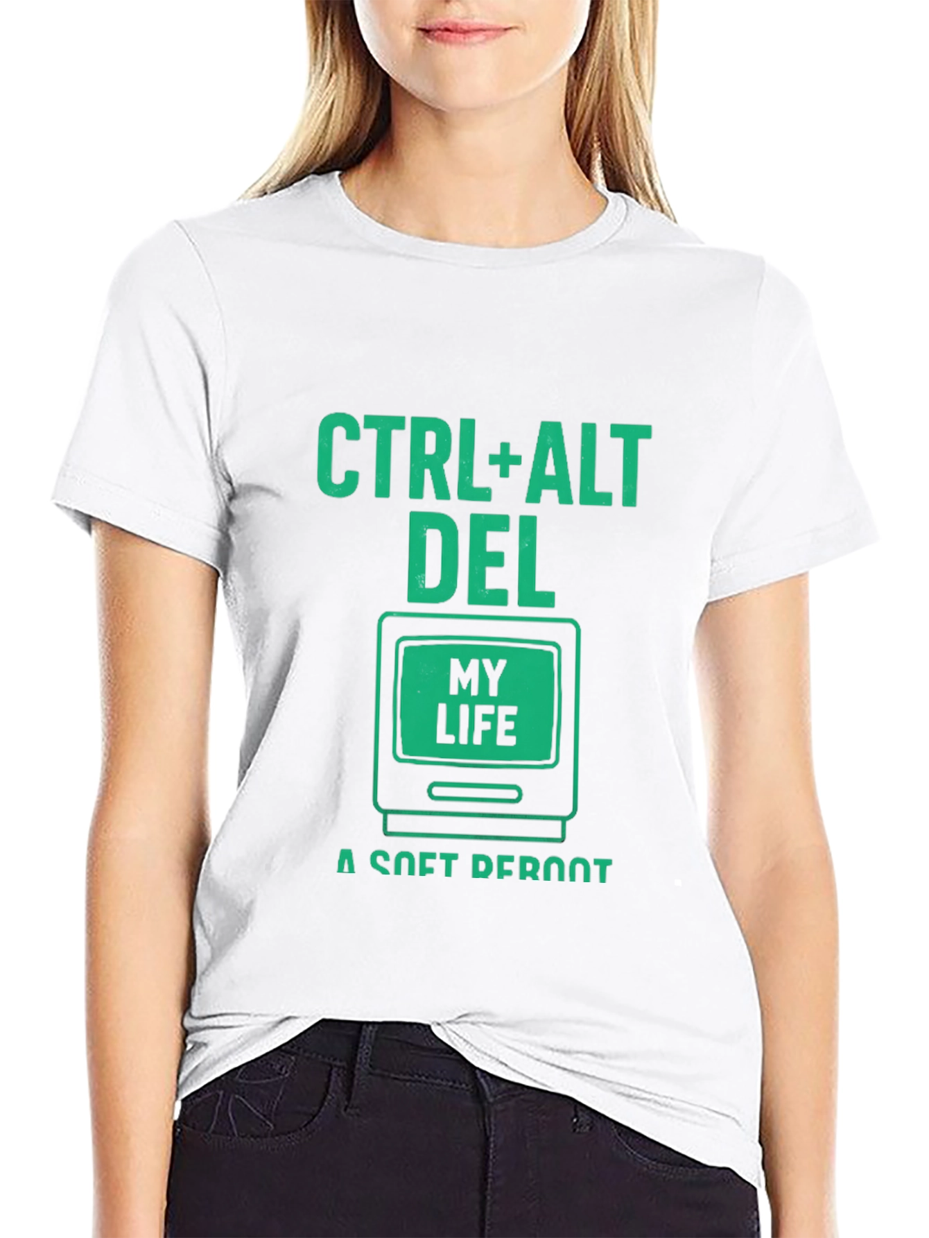 Ctrl+Alt+Del My Life T-Shirt - Soft Reboot