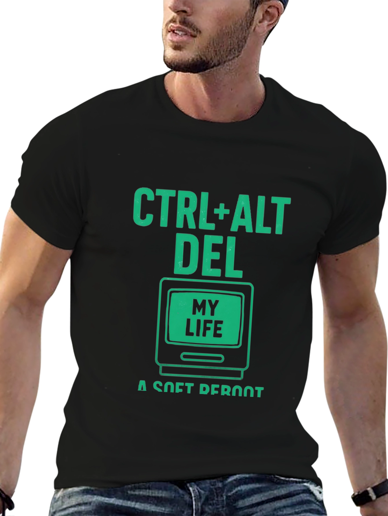 Ctrl+Alt+Del My Life T-Shirt - Soft Reboot