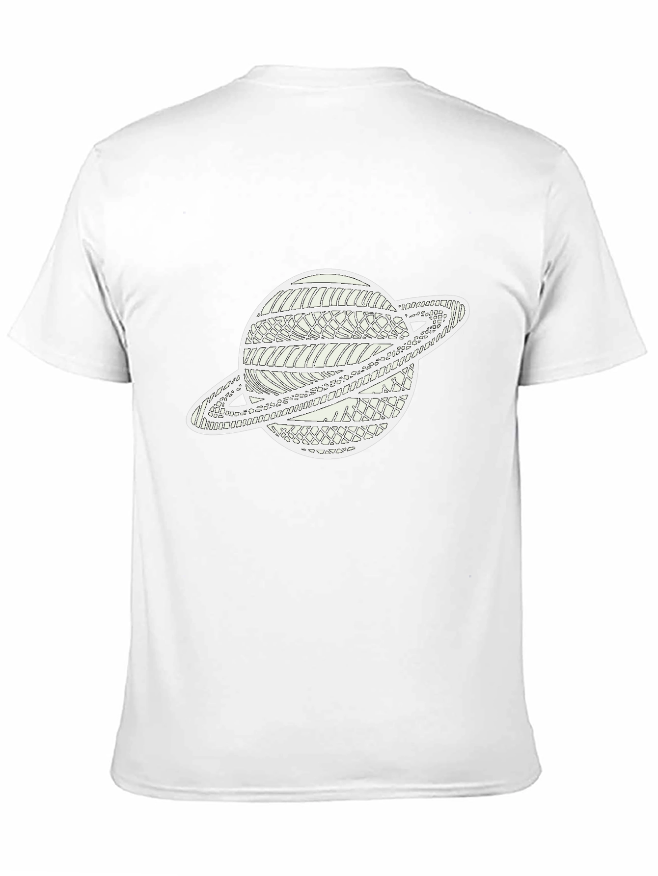 Saturn Graphic Black T-Shirt