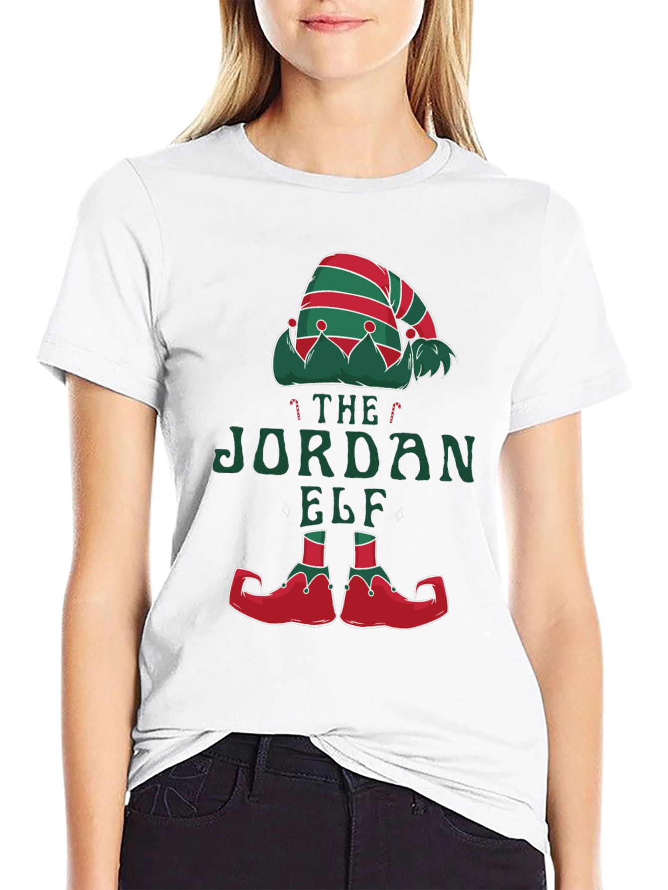 The Jordan Elf Christmas Holiday T-Shirt