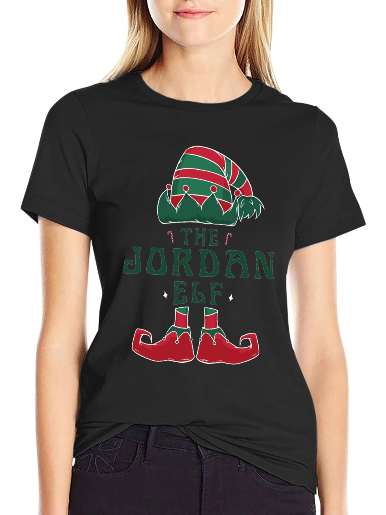 The Jordan Elf Christmas Holiday T-Shirt