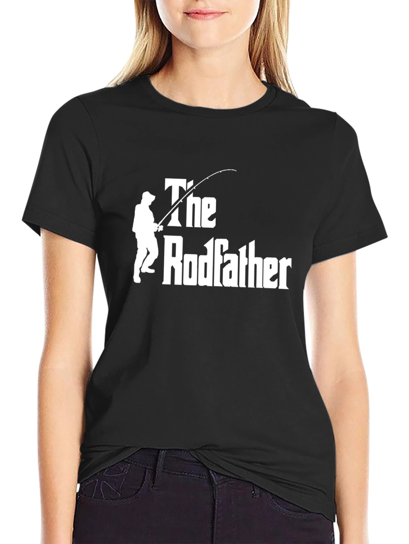 The Rodfather Funny Fishing T-Shirt