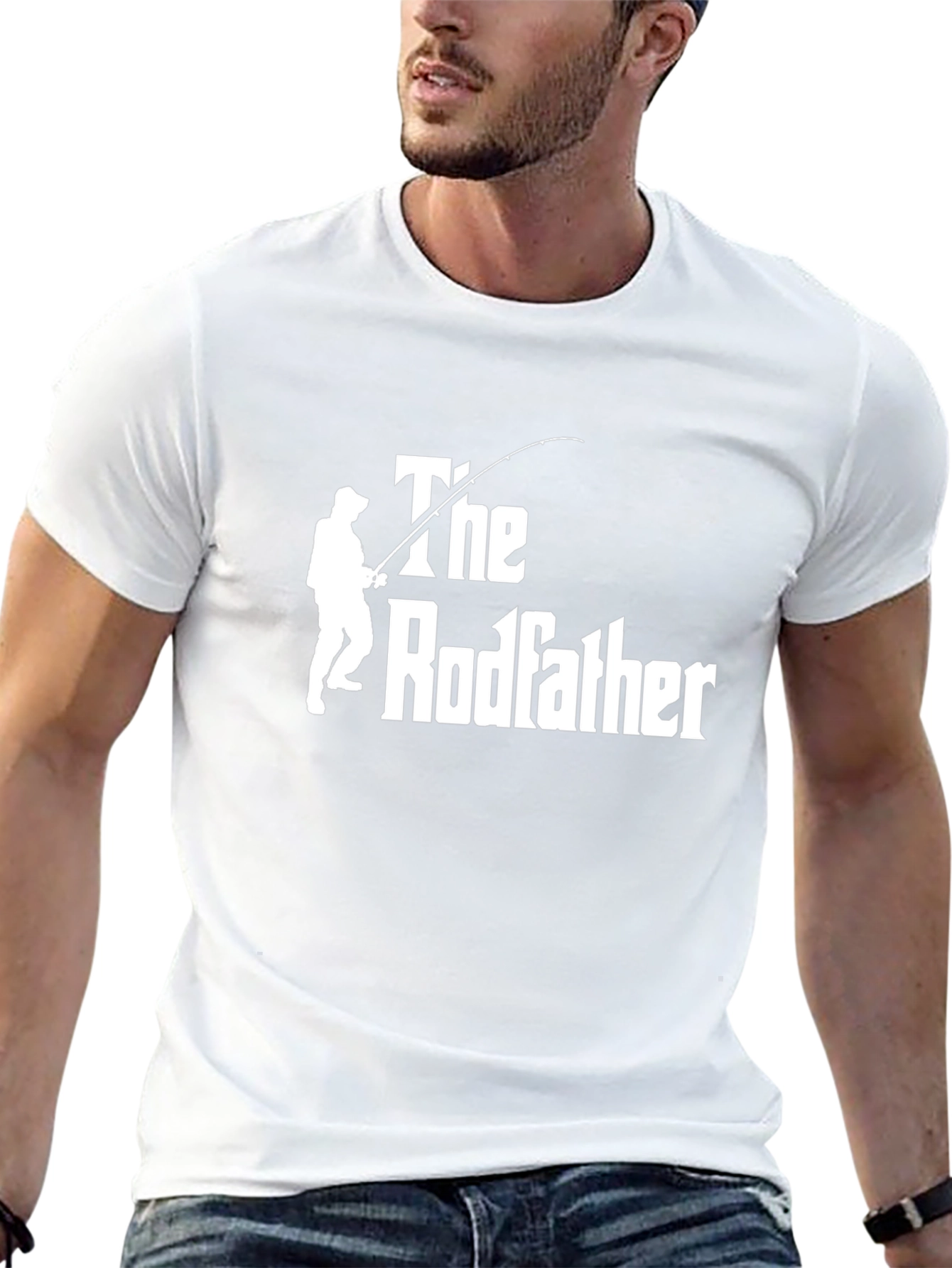 The Rodfather Funny Fishing T-Shirt