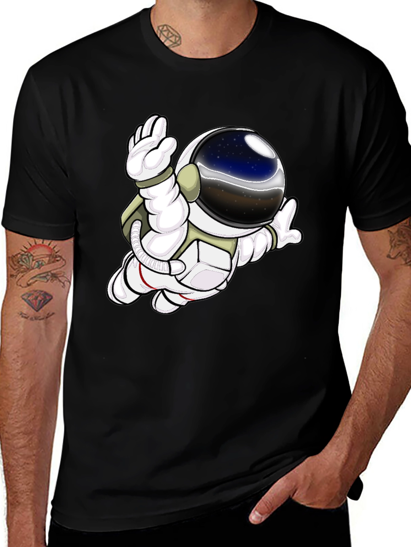 Astronaut Graphic Tee - Space Explorer T-Shirt