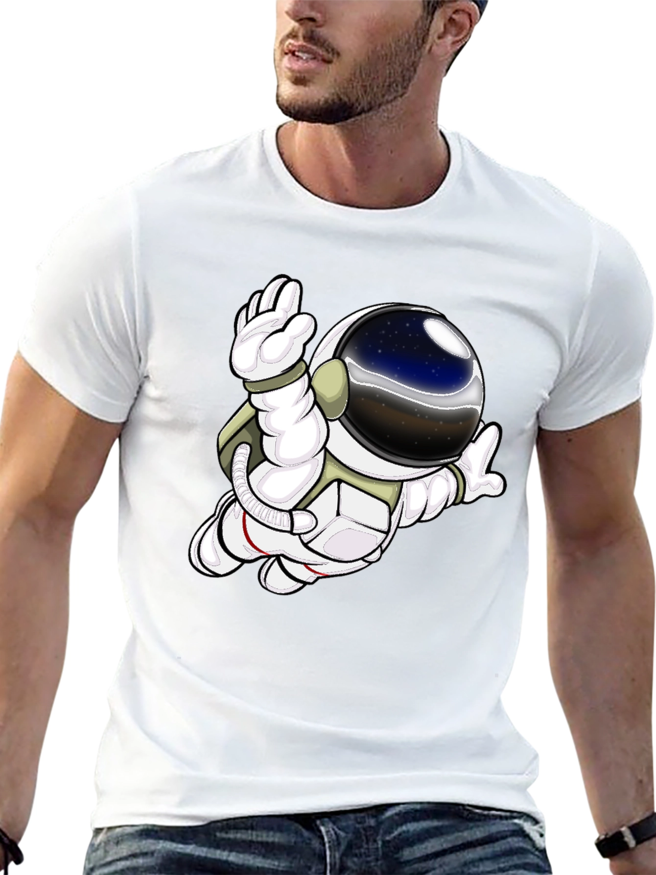 Astronaut Graphic Tee - Space Explorer T-Shirt