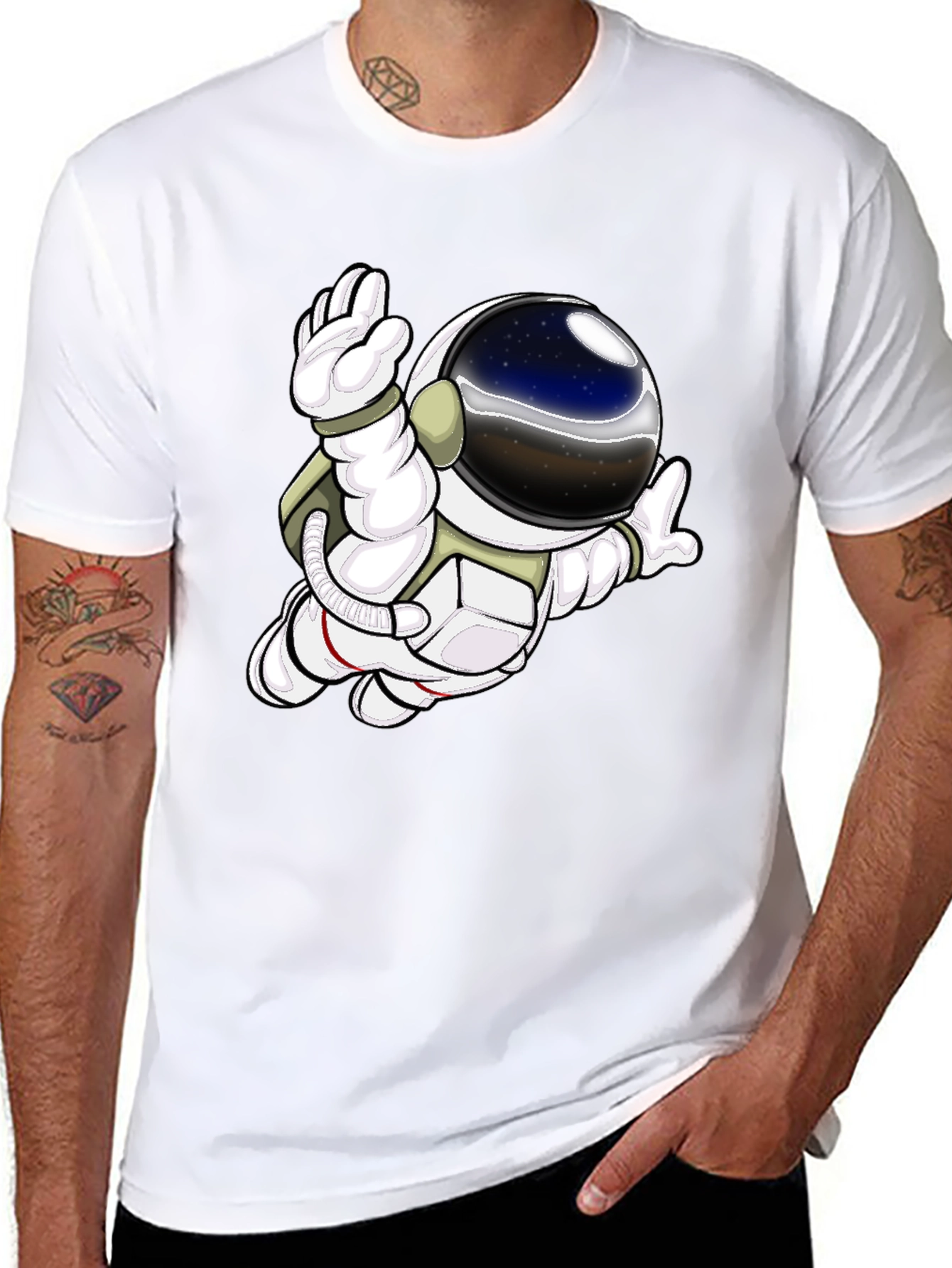 Astronaut Graphic Tee - Space Explorer T-Shirt
