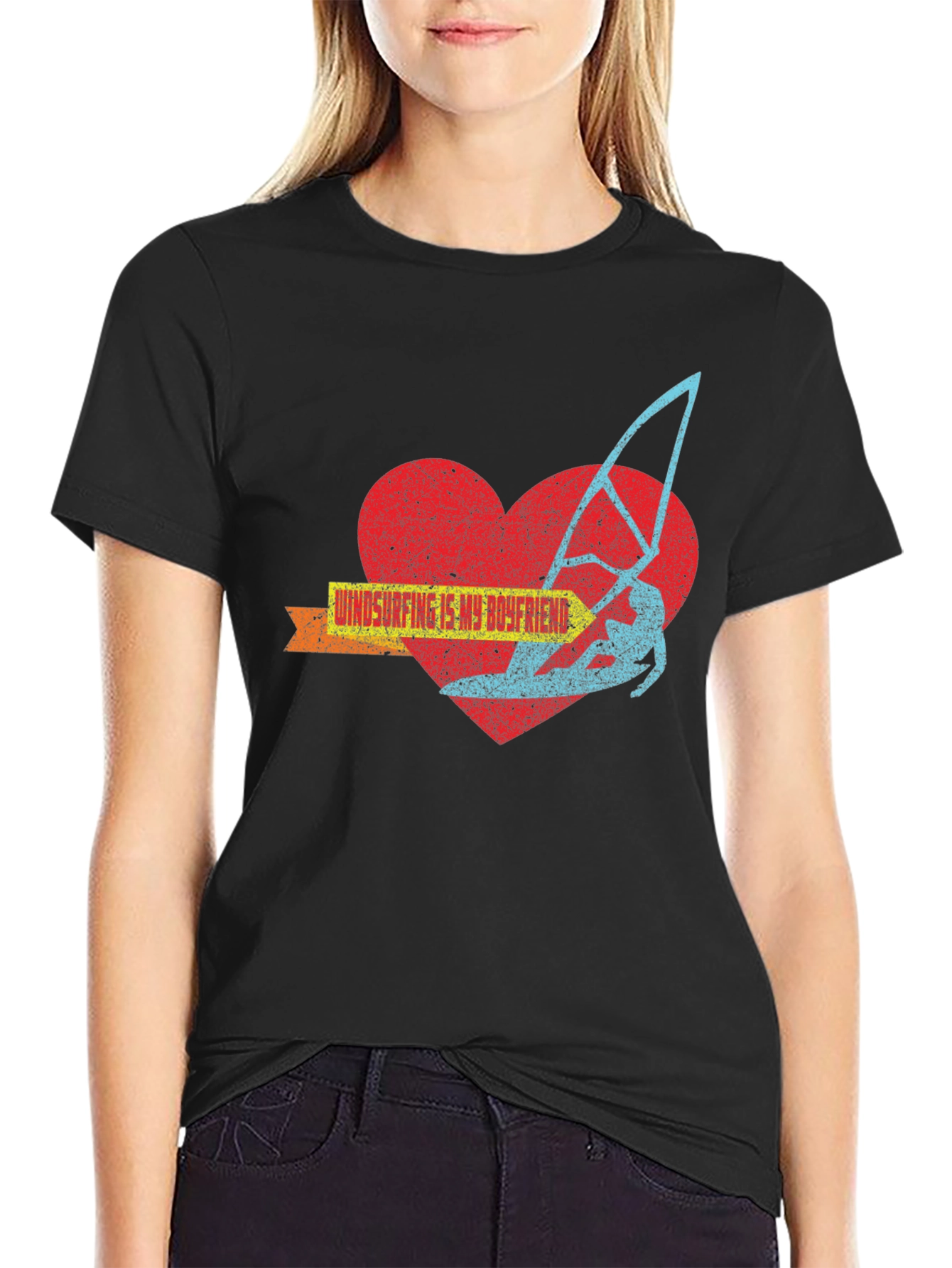 Windsurfing is My Boyfriend Tee