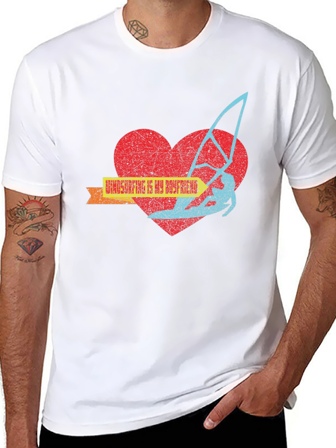 Windsurfing is My Boyfriend Tee