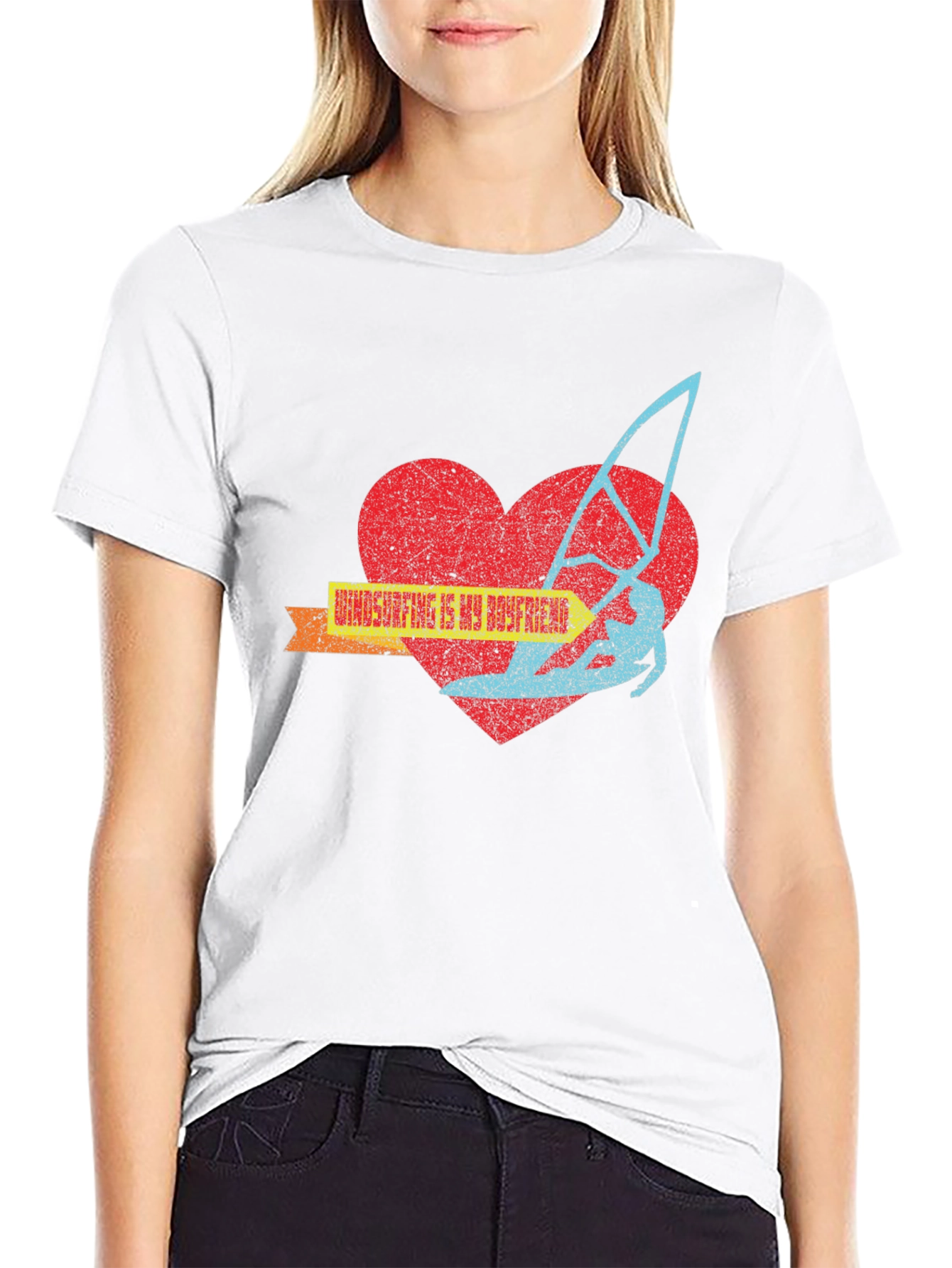 Windsurfing is My Boyfriend Tee