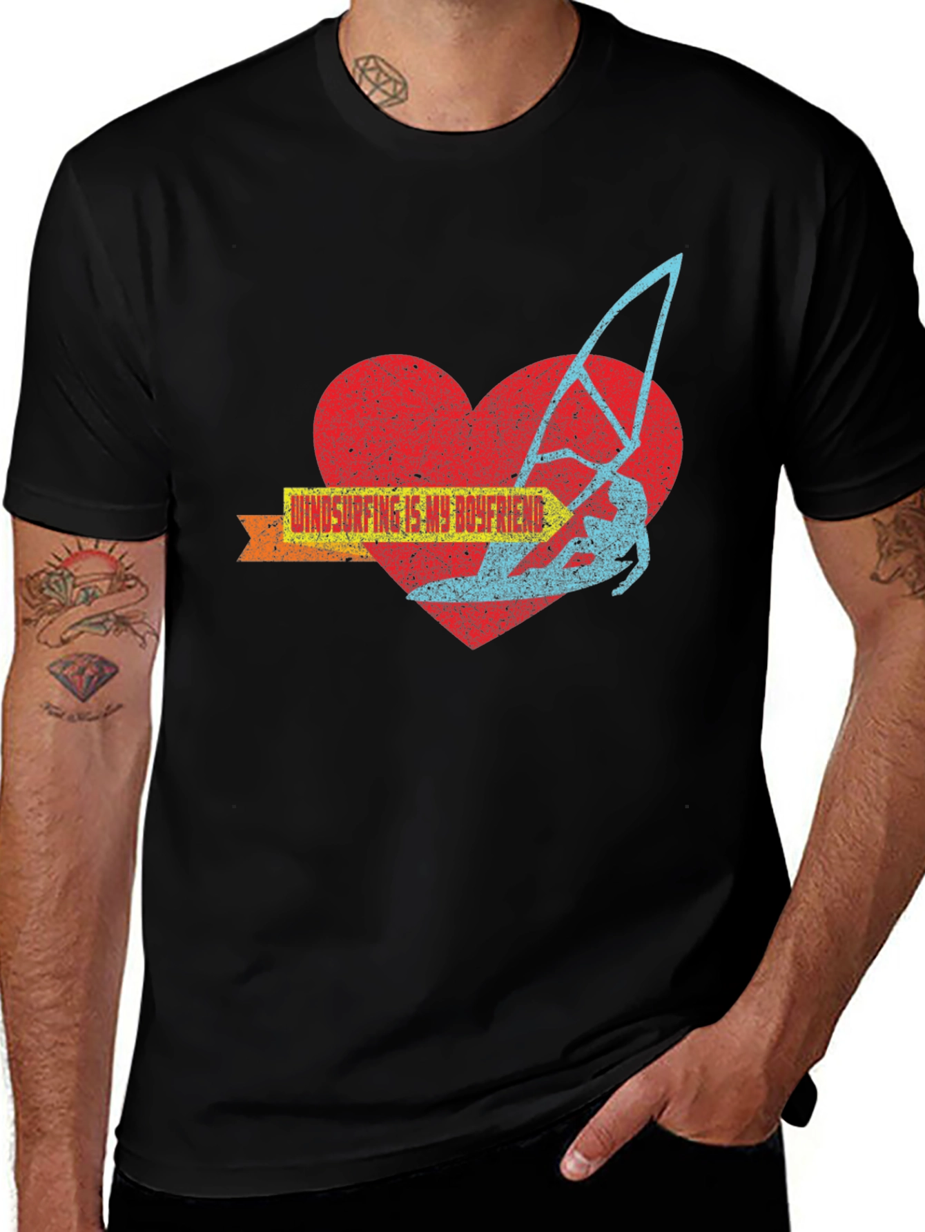 Windsurfing is My Boyfriend Tee