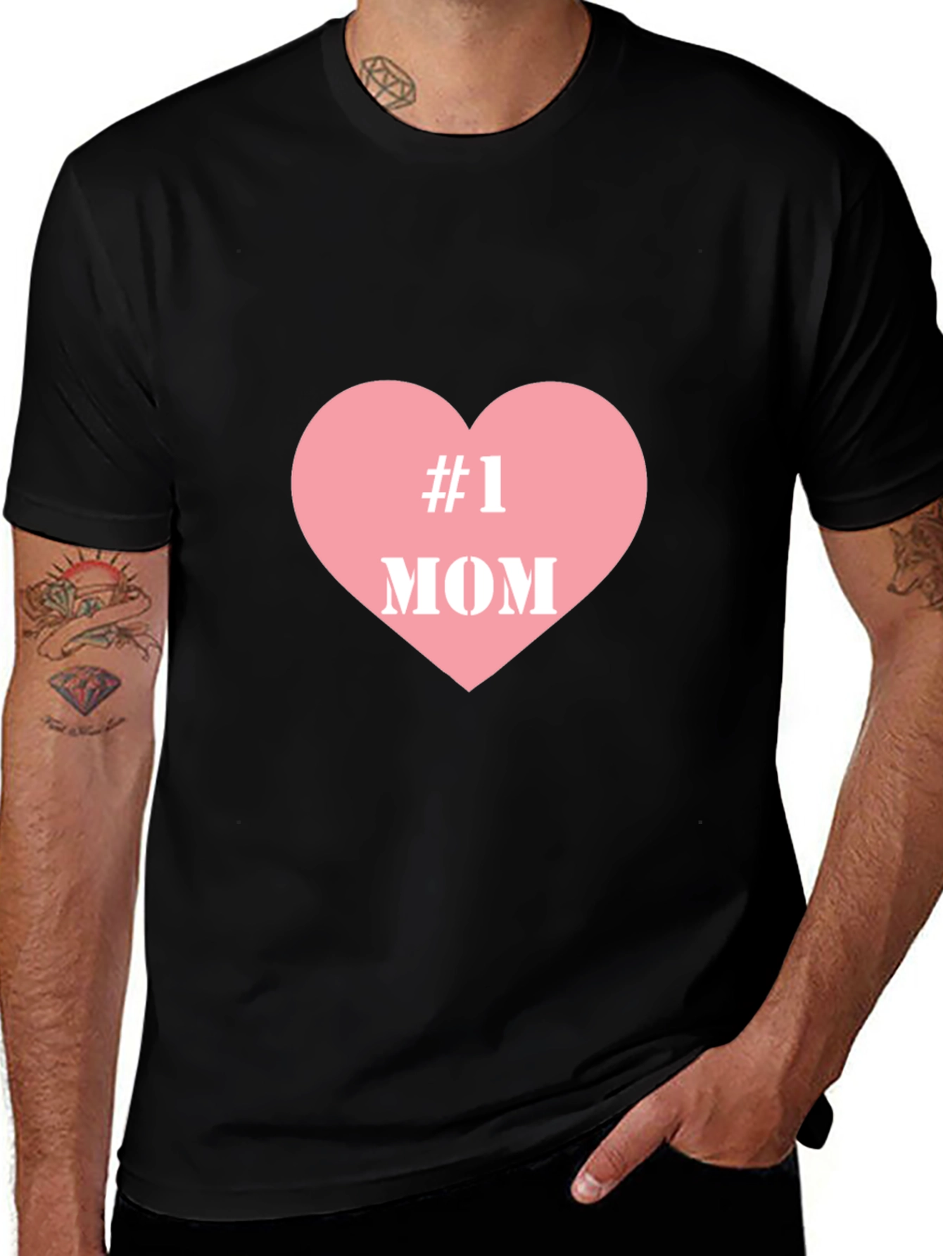 Best Mom Ever T-Shirt - Heart Design