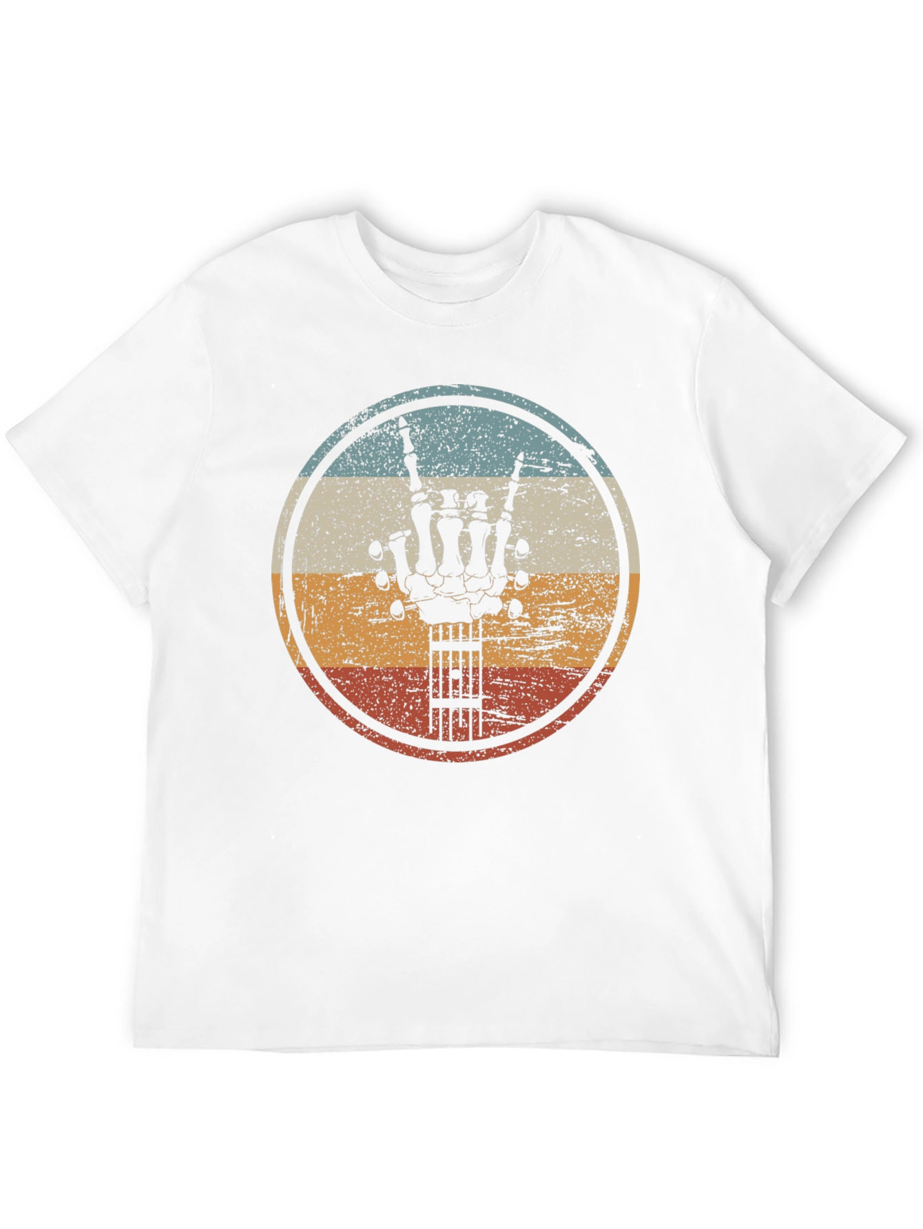 Retro Rock Hand Guitar T-Shirt