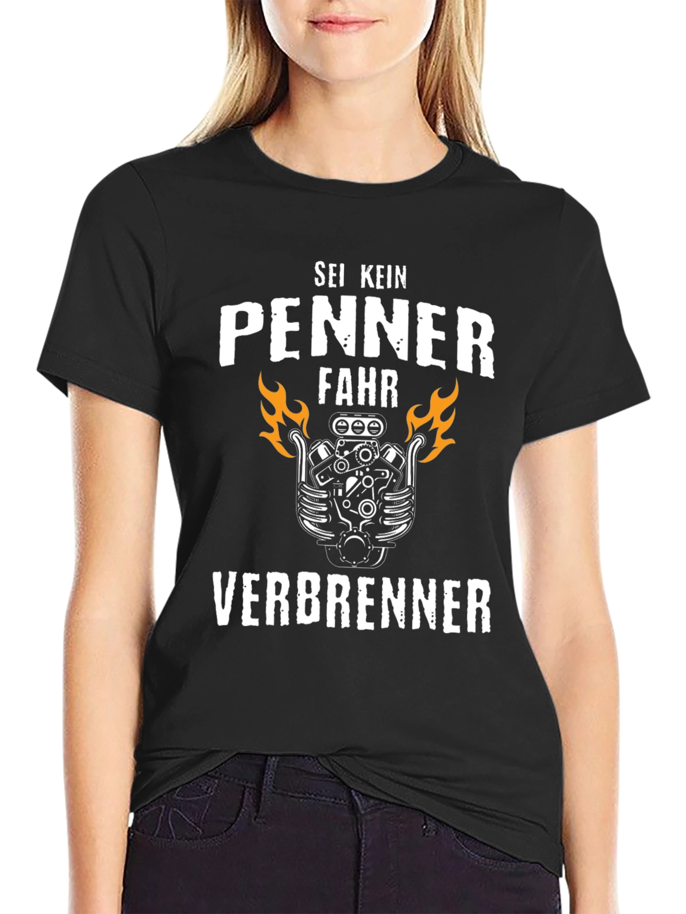 Sei Kein Penner Fahr Verbrenner T-Shirt