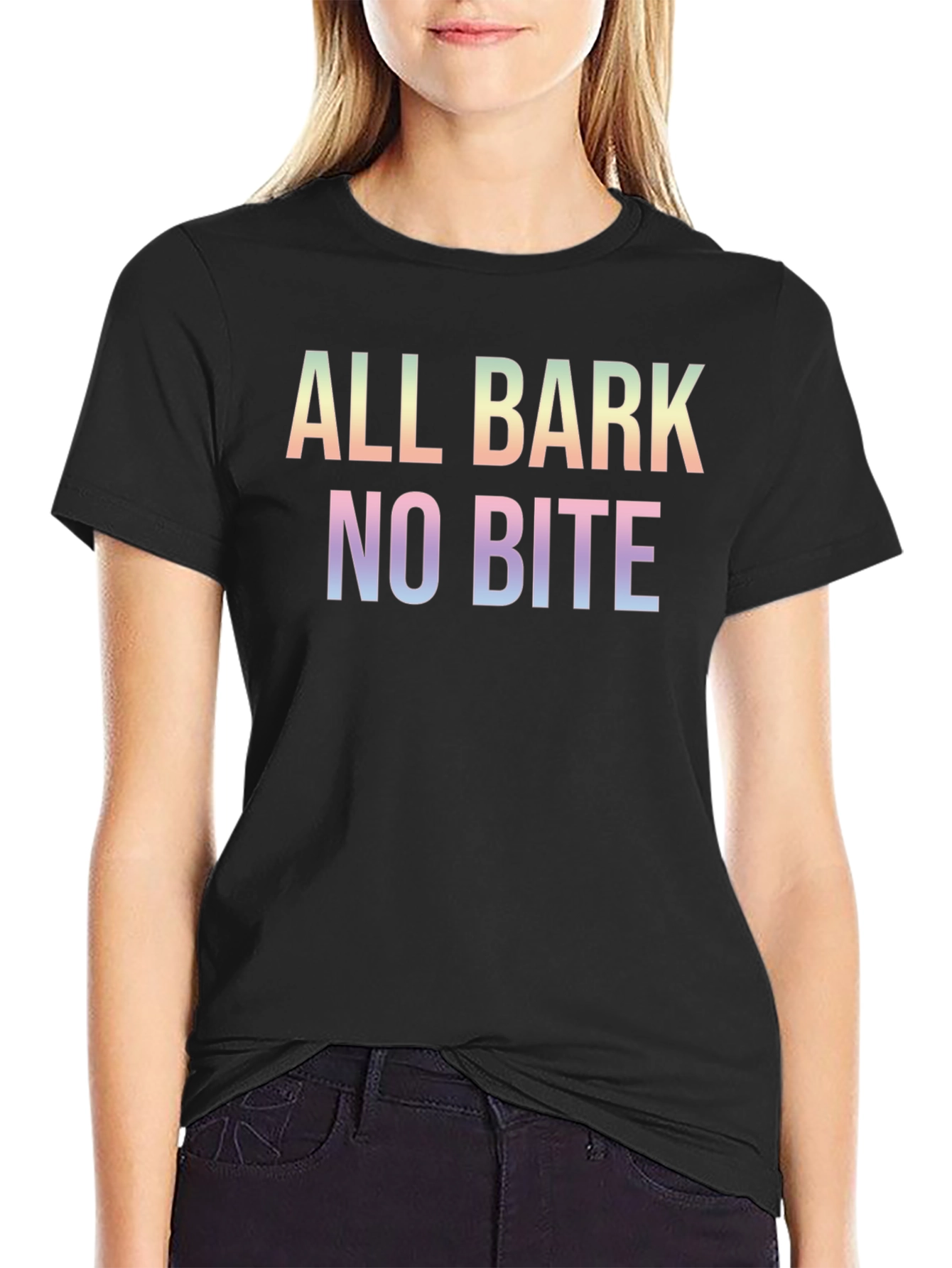 All Bark No Bite Graphic T-Shirt