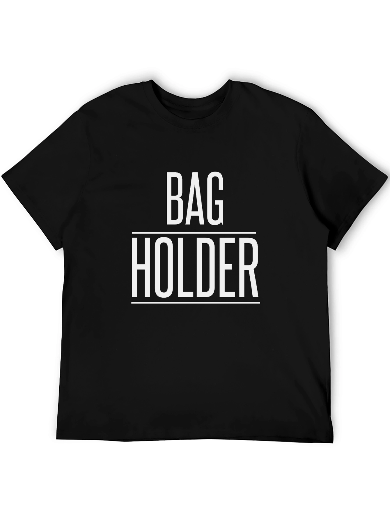 Bag Holder Graphic Tee - Humorous T-Shirt