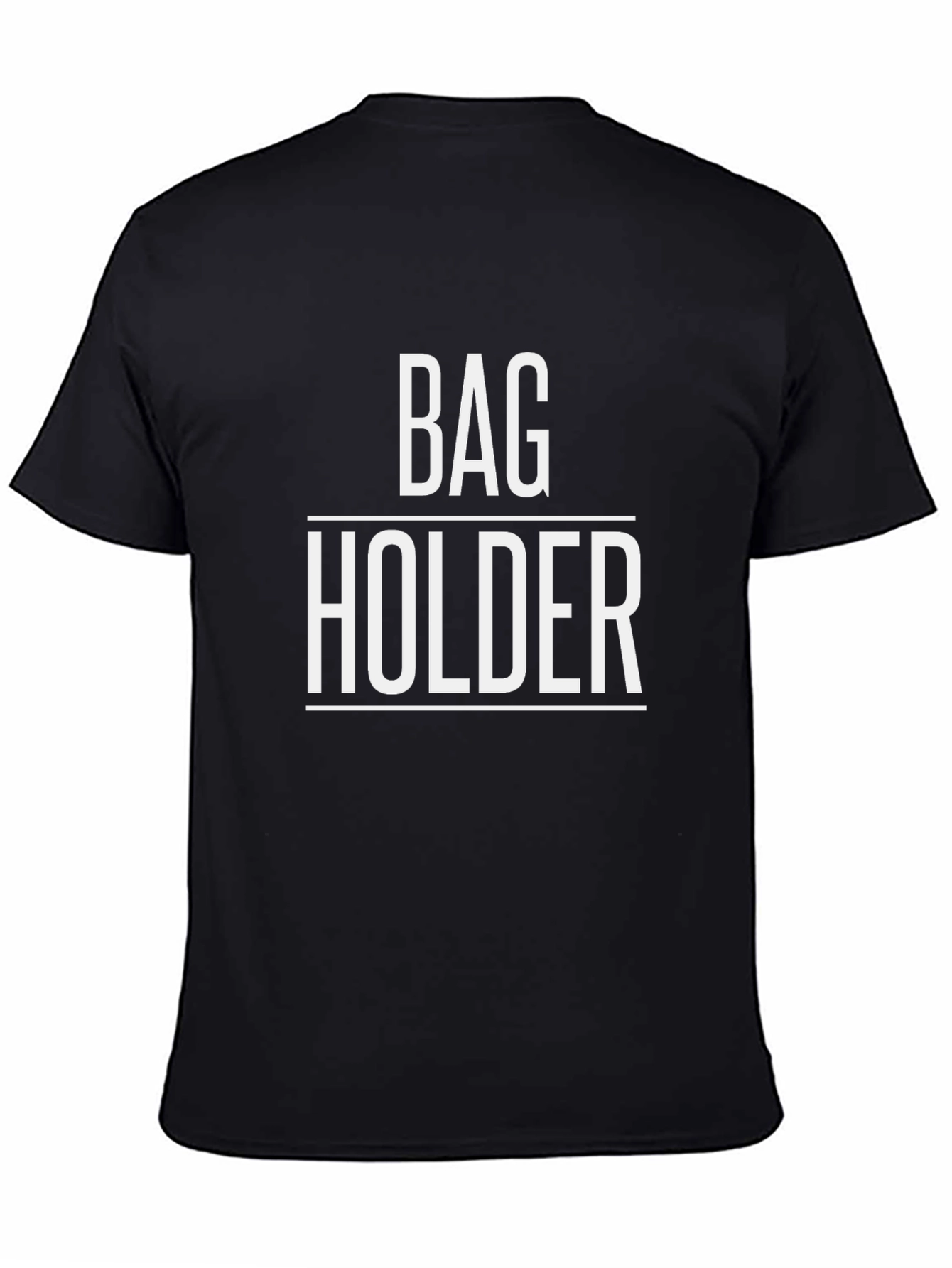 Bag Holder Graphic Tee - Humorous T-Shirt
