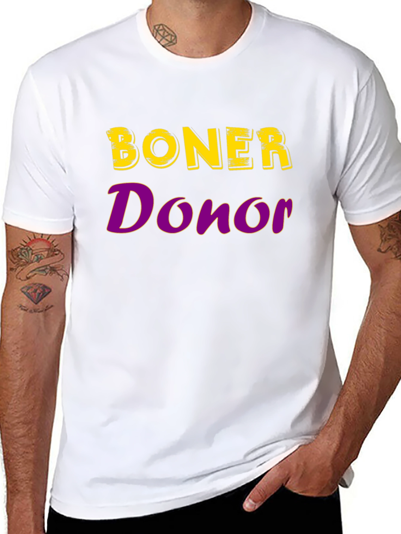 Boner Donor Funny Graphic T-Shirt
