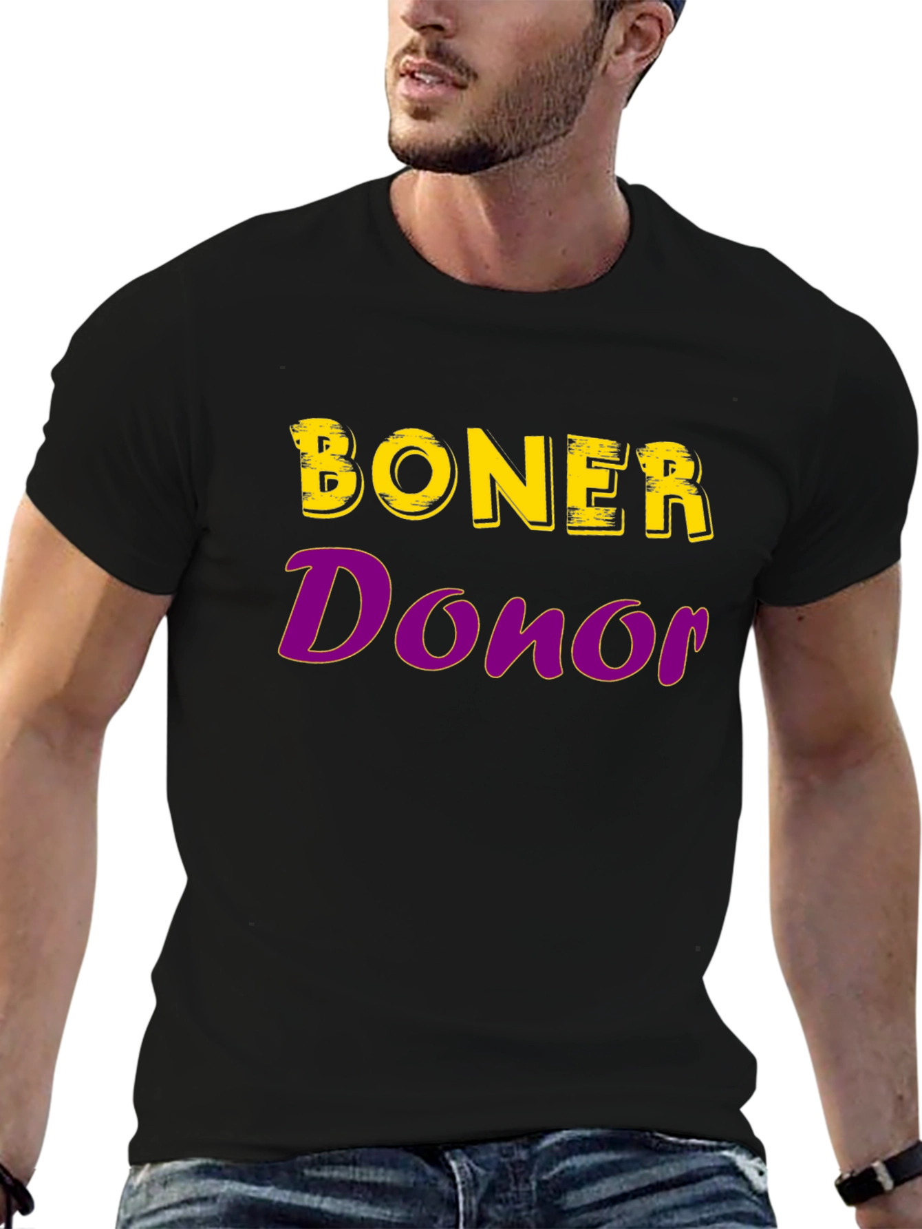 Boner Donor Funny Graphic T-Shirt