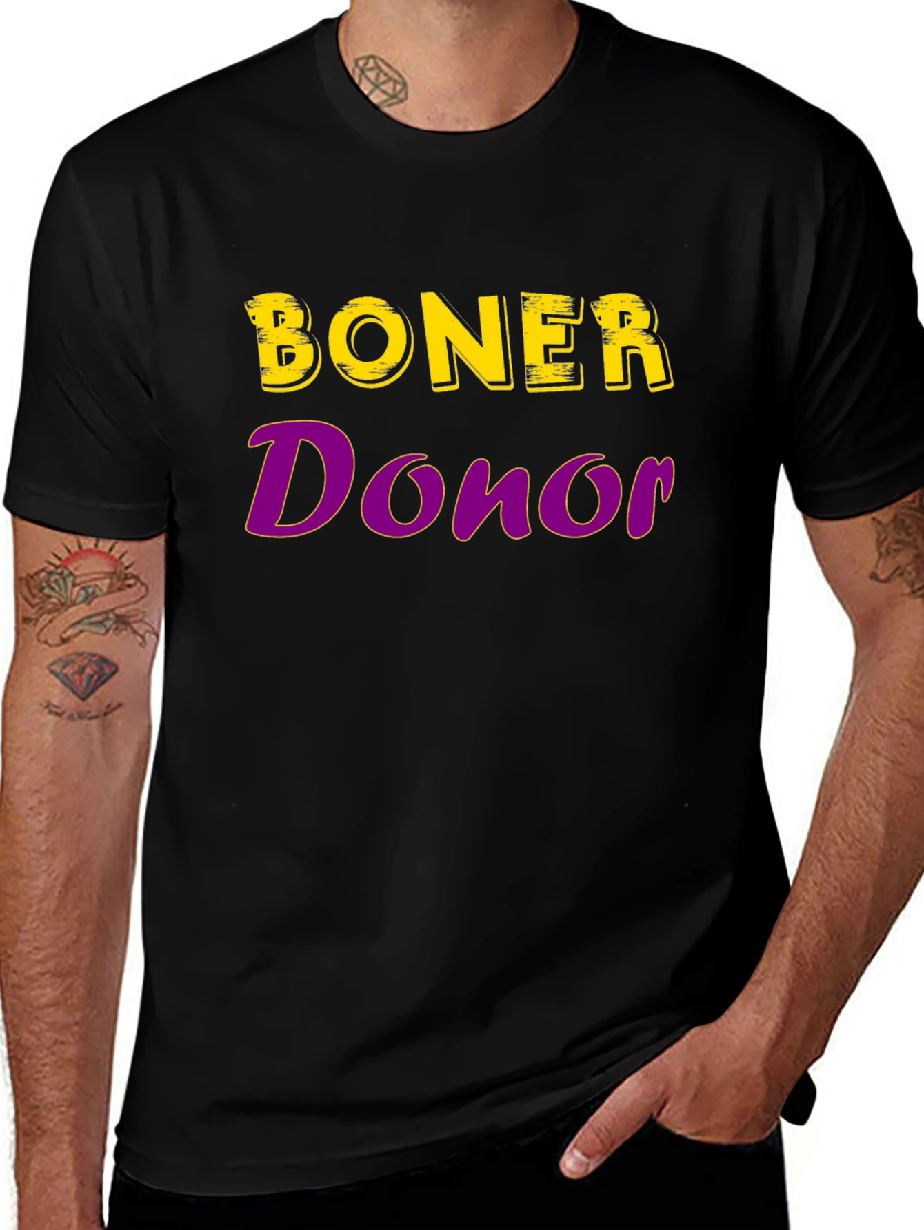 Boner Donor Funny Graphic T-Shirt