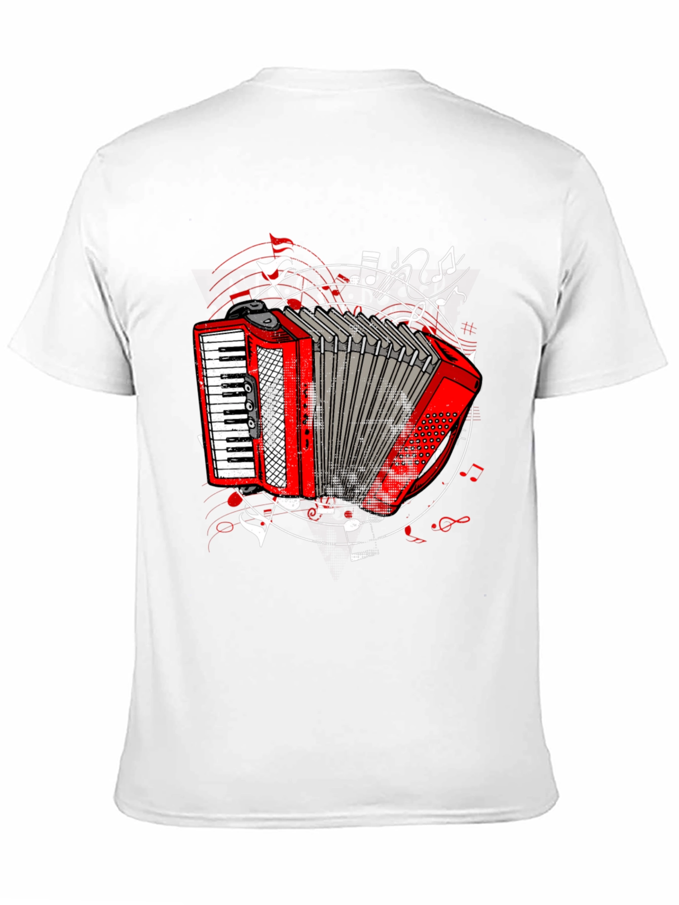 Accordion Graphic Black T-Shirt