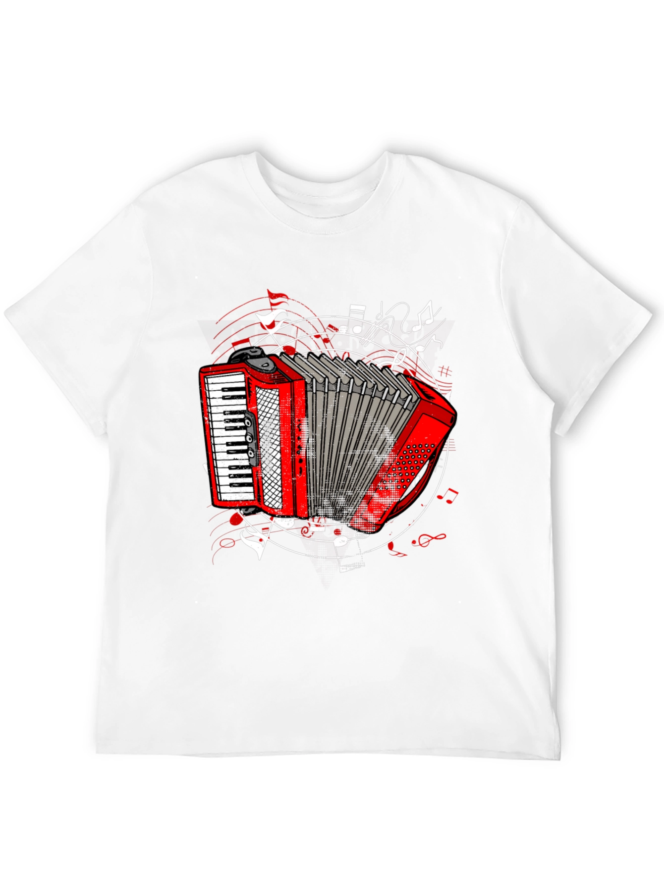 Accordion Graphic Black T-Shirt