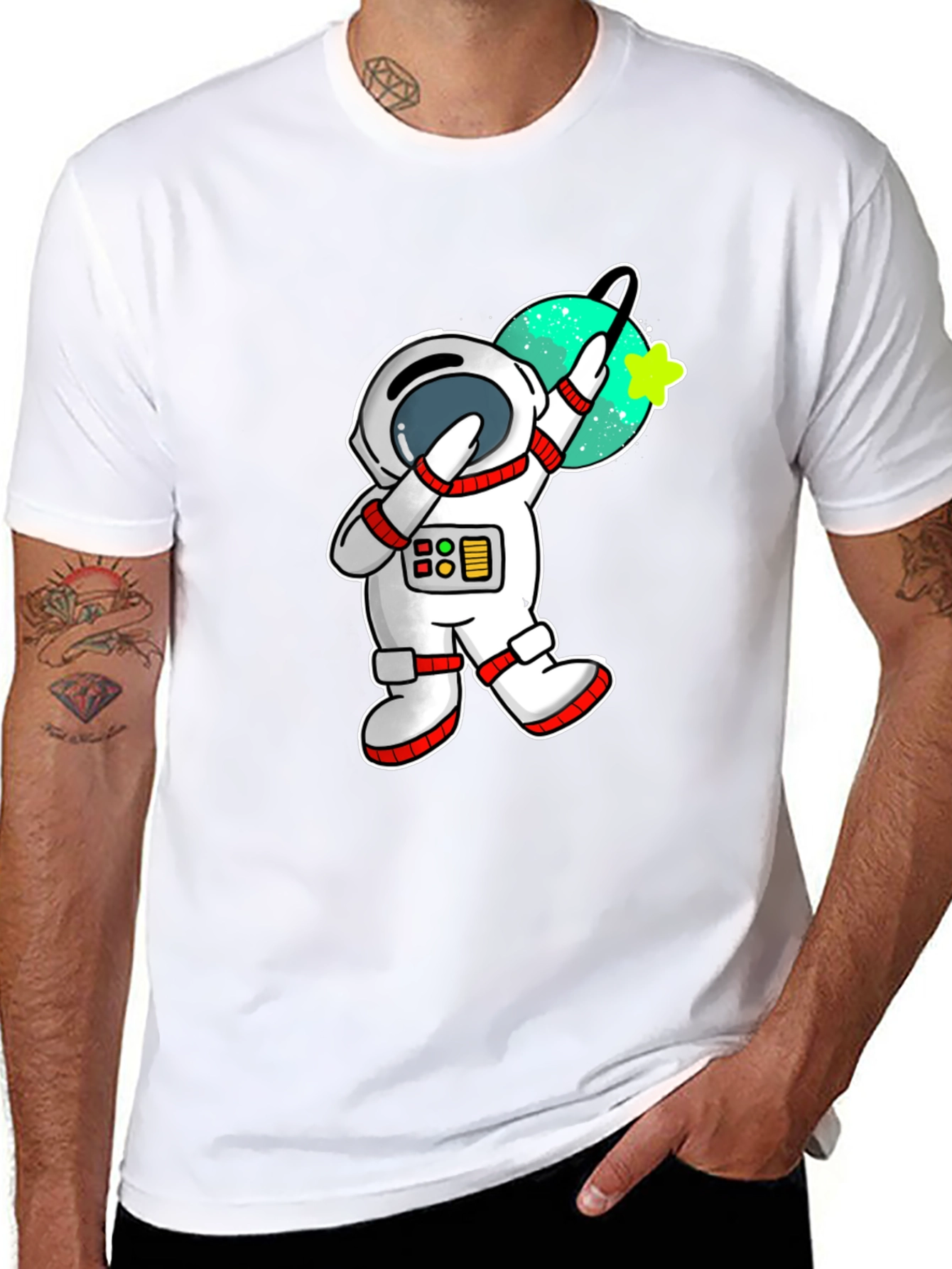 Astronaut Dab T-Shirt - Space Fun!