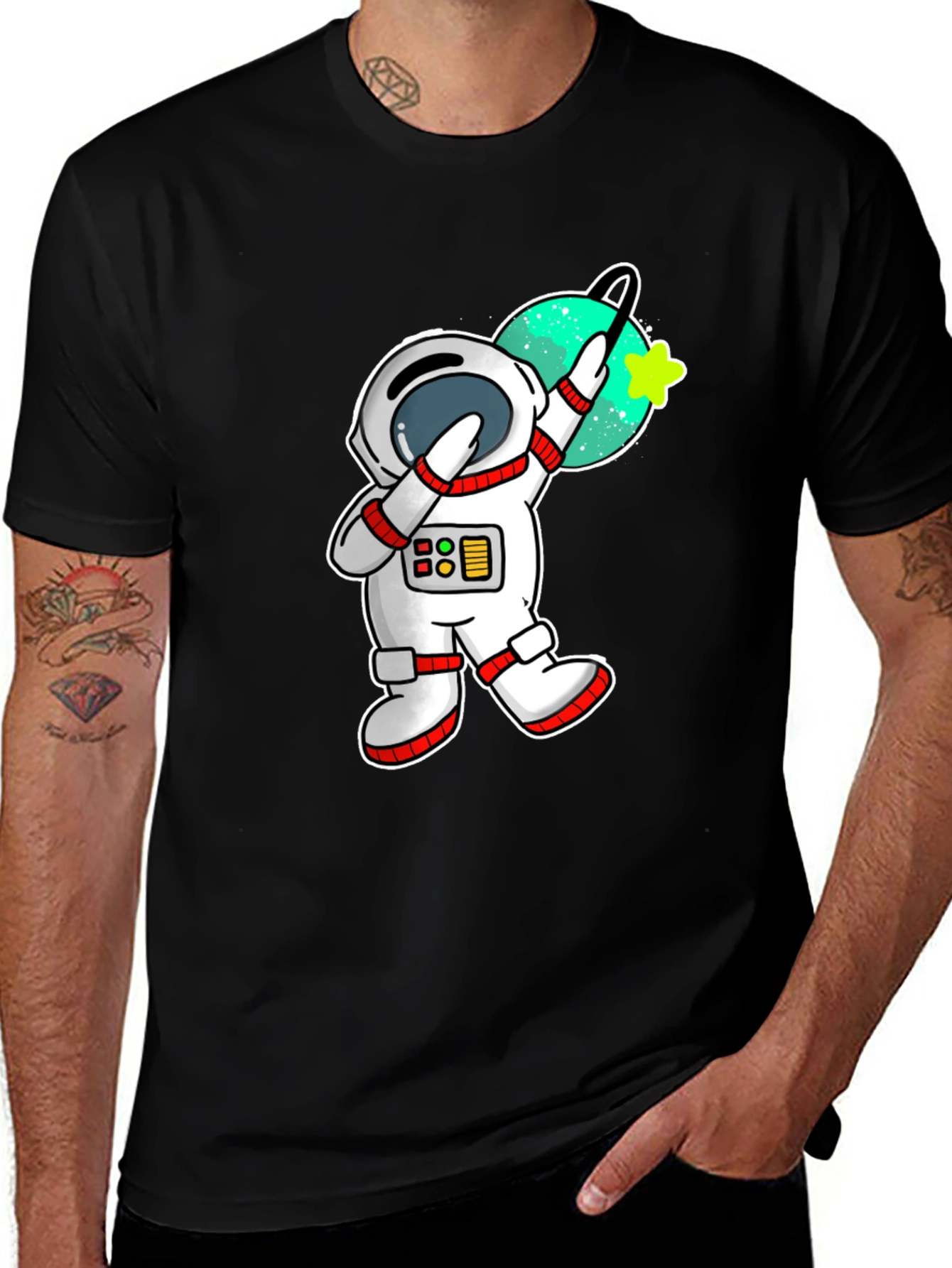 Astronaut Dab T-Shirt - Space Fun!