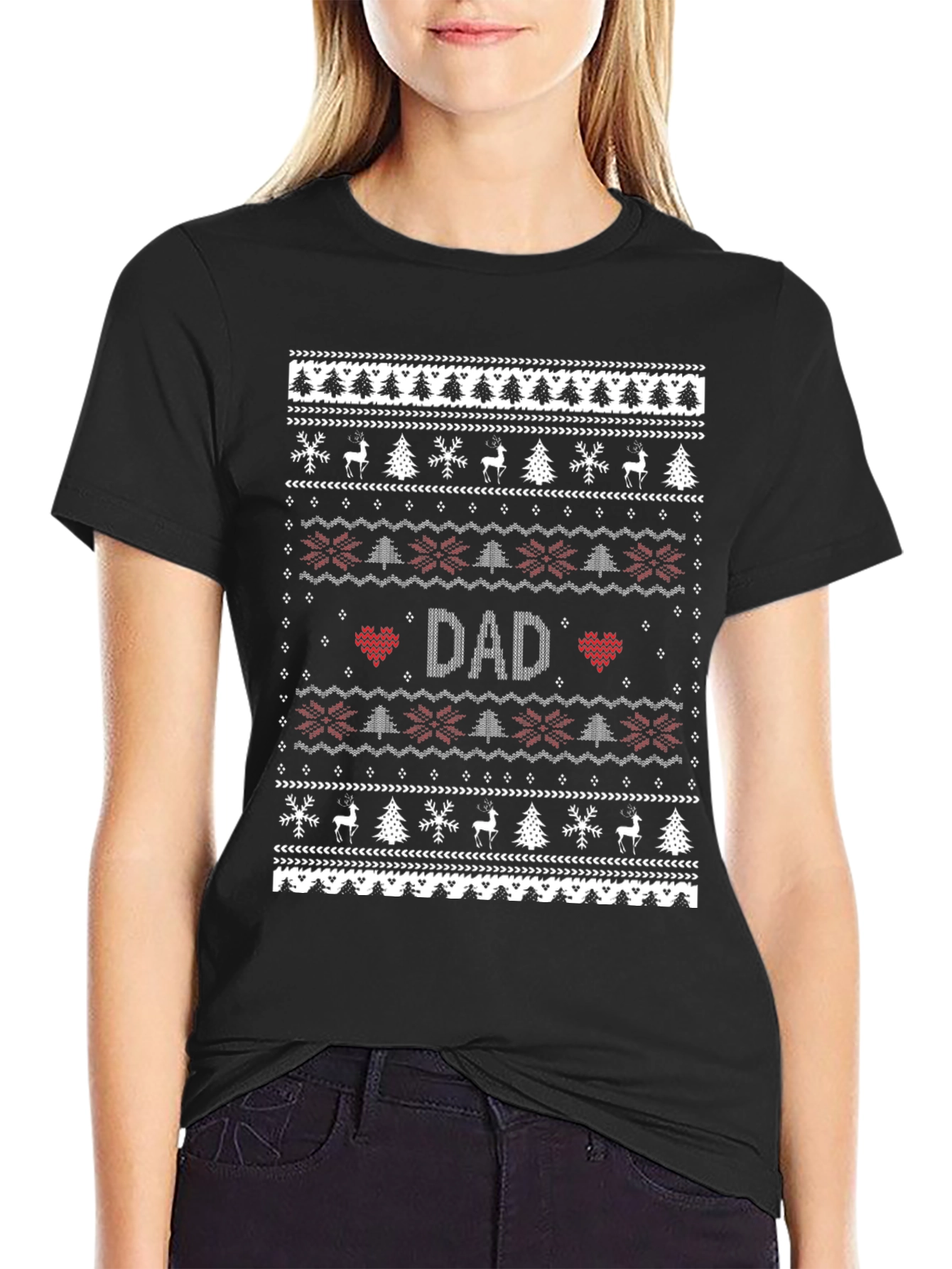 Dad Ugly Christmas Sweater T-Shirt
