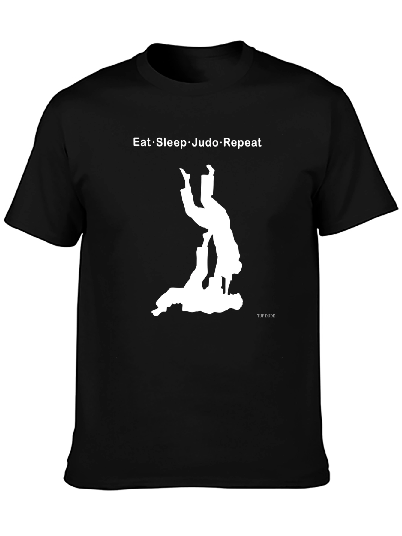Eat Sleep Judo Repeat Black T-Shirt