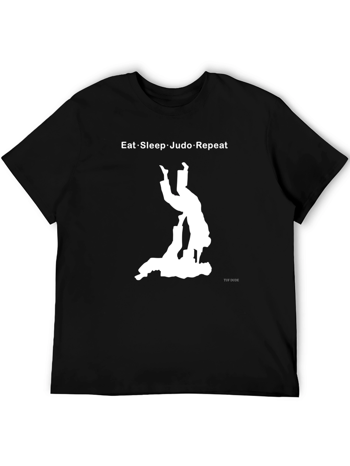 Eat Sleep Judo Repeat Black T-Shirt