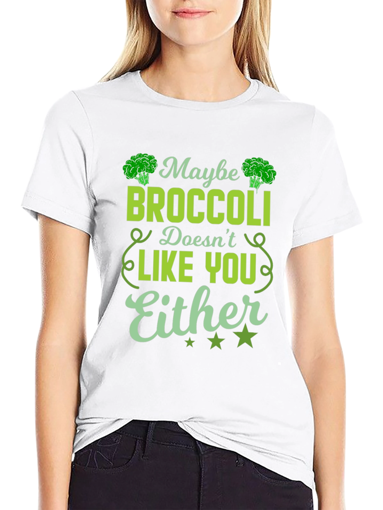 Broccoli Lover Graphic Tee - Unisex Black Shirt