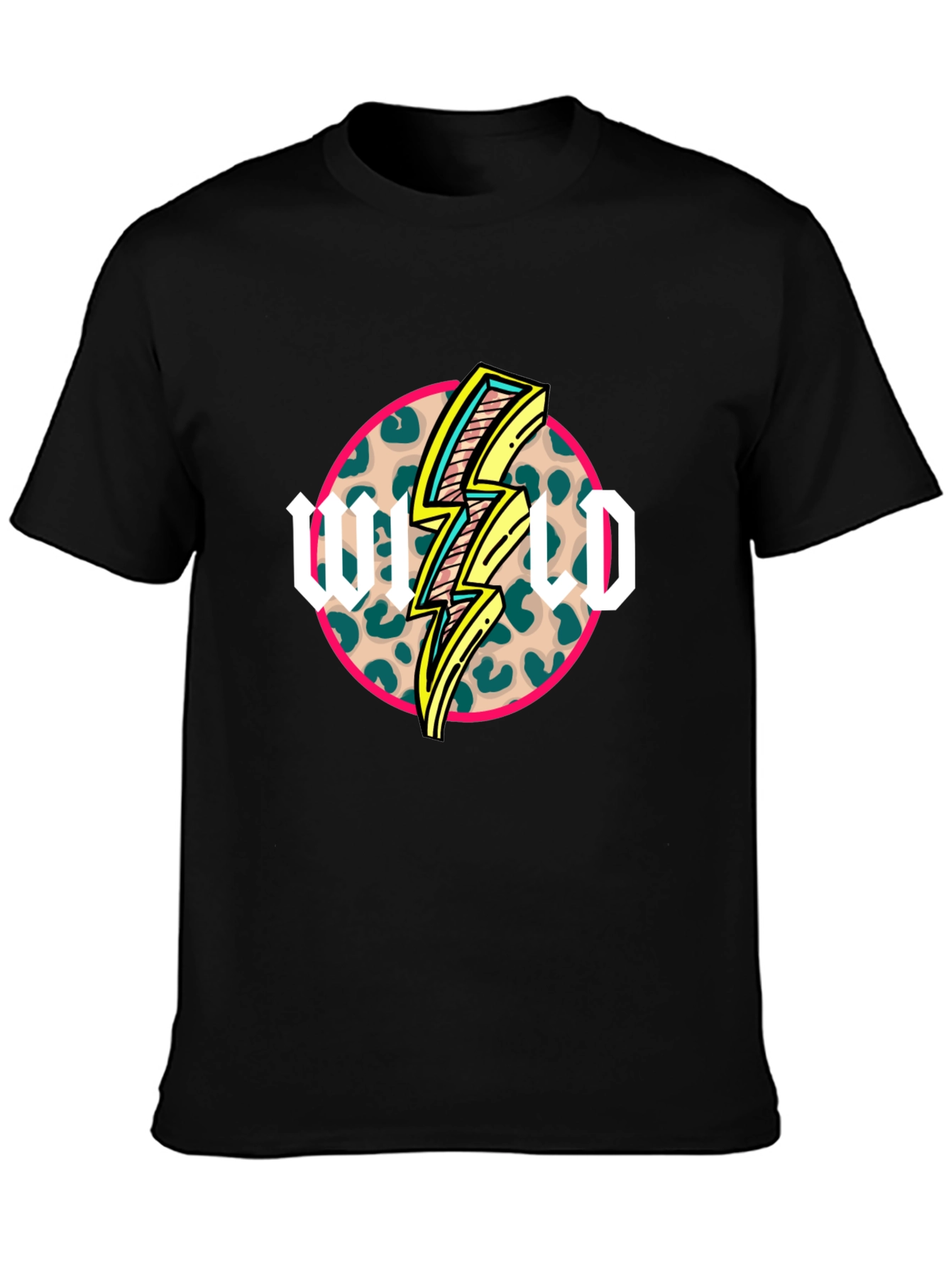 Wild Lightning Bolt Graphic T-Shirt