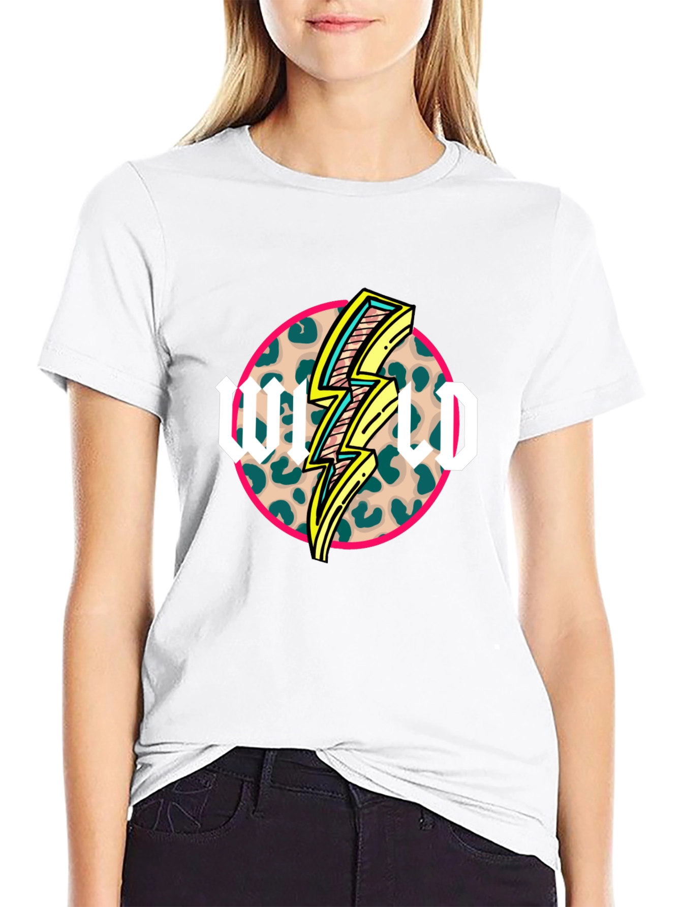 Wild Lightning Bolt Graphic T-Shirt