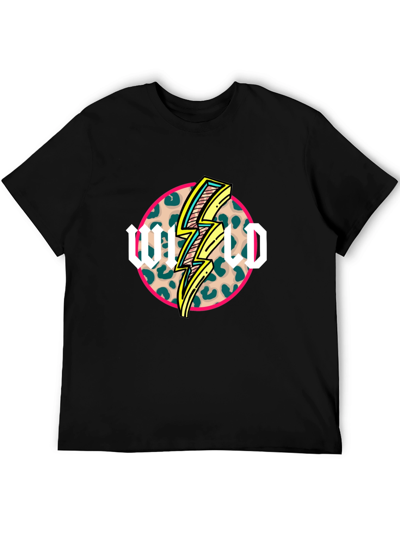 Wild Lightning Bolt Graphic T-Shirt