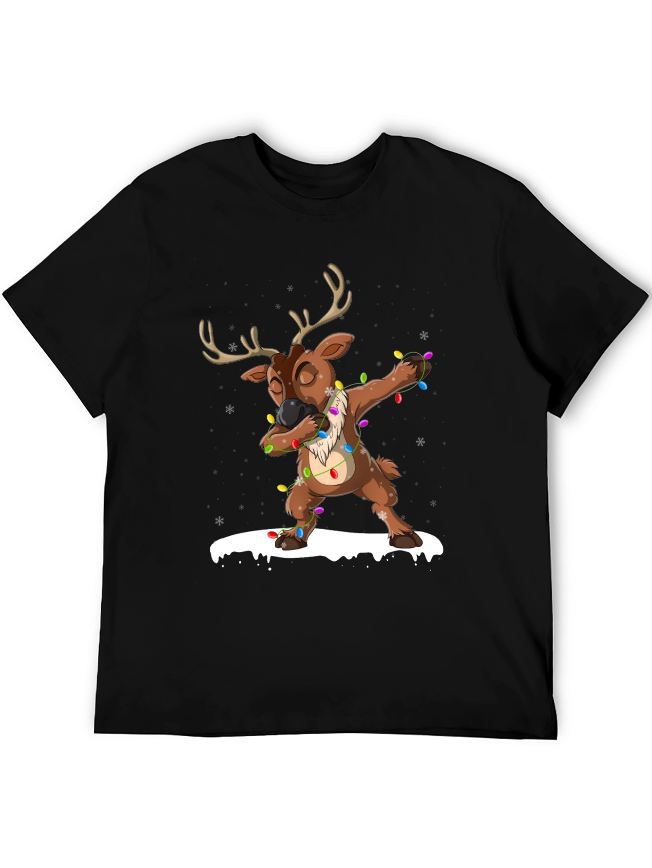 Dabbing Reindeer Christmas T-Shirt