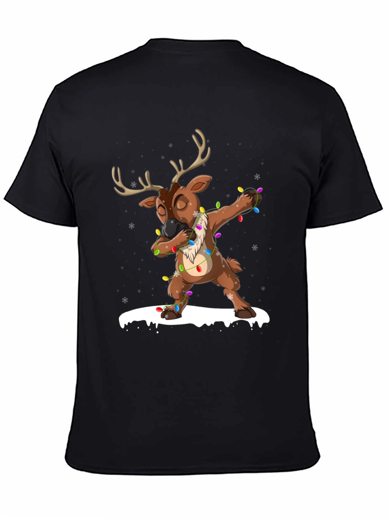 Dabbing Reindeer Christmas T-Shirt