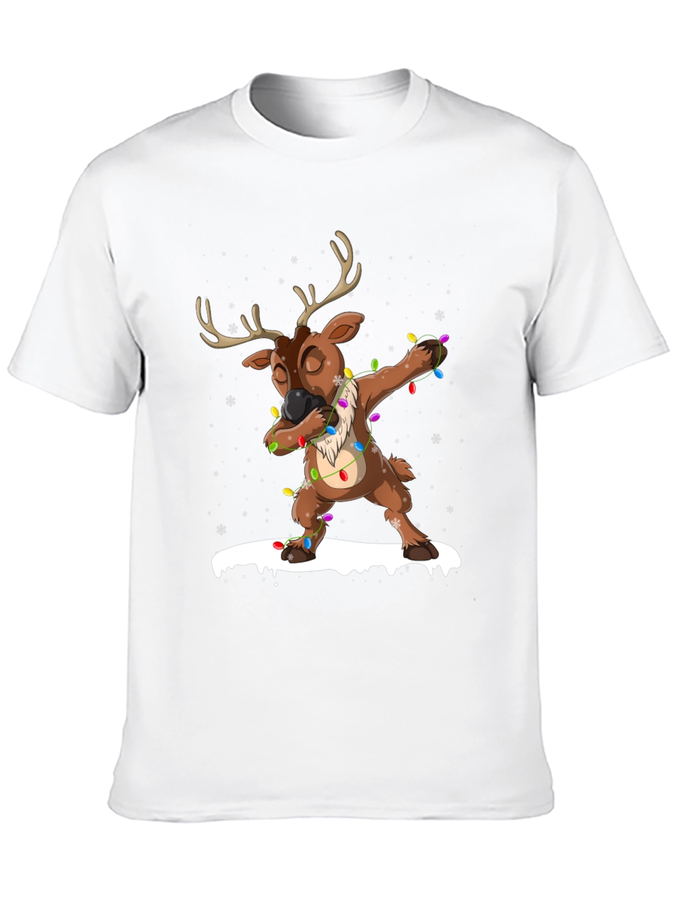Dabbing Reindeer Christmas T-Shirt