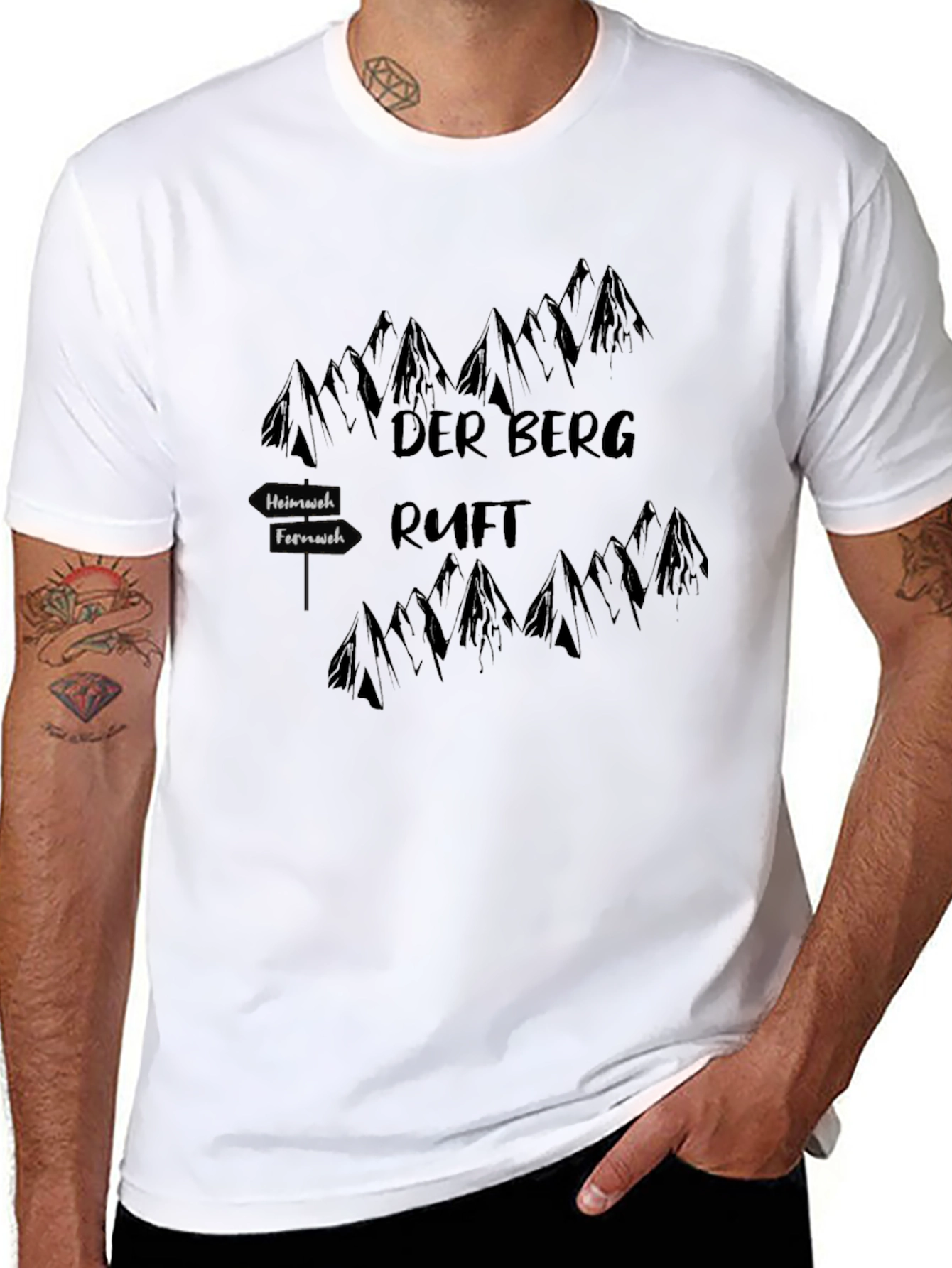 Der Berg Ruft Mountain Adventure T-Shirt