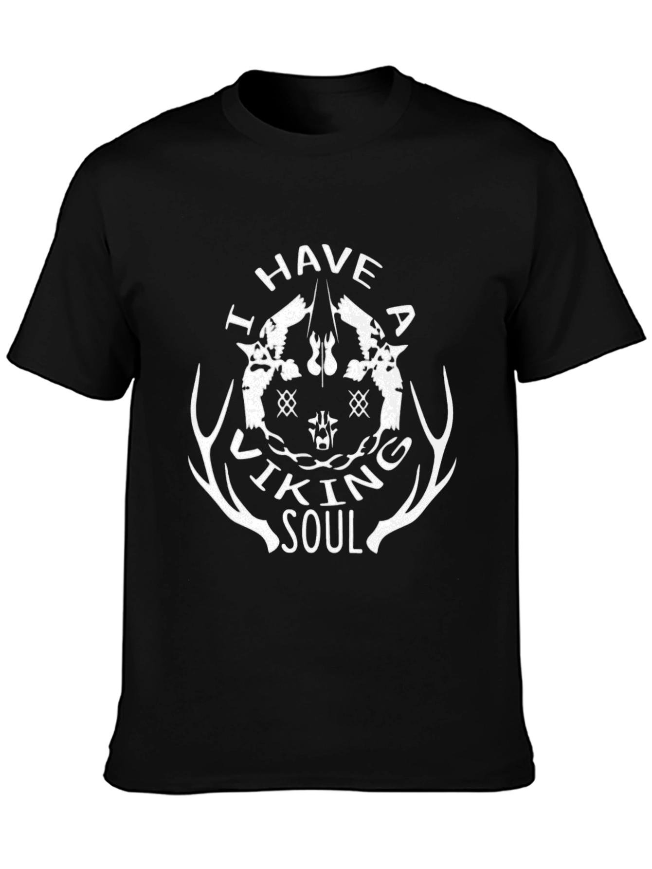Viking Soul Graphic Tee - Black T-Shirt