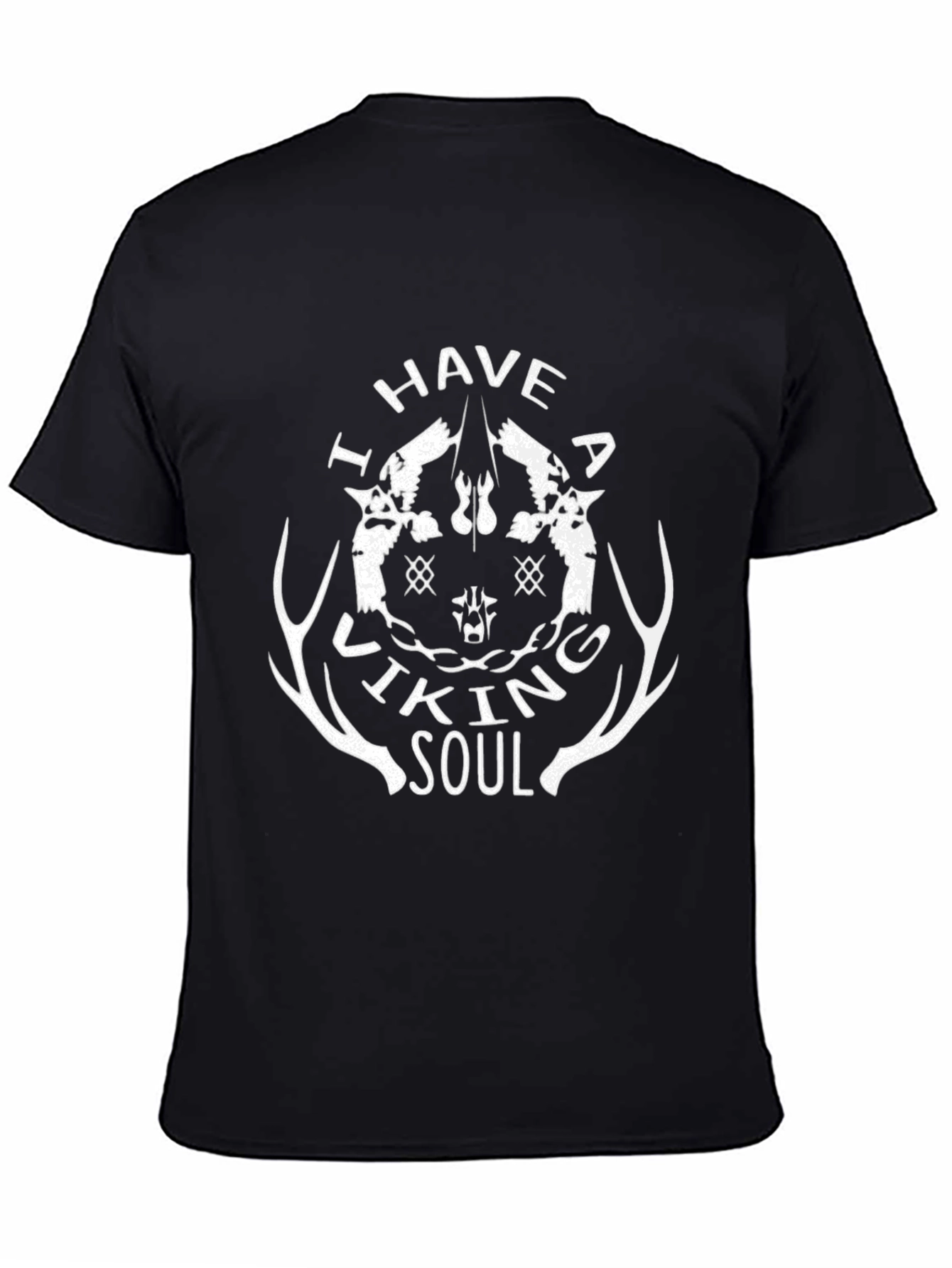 Viking Soul Graphic Tee - Black T-Shirt