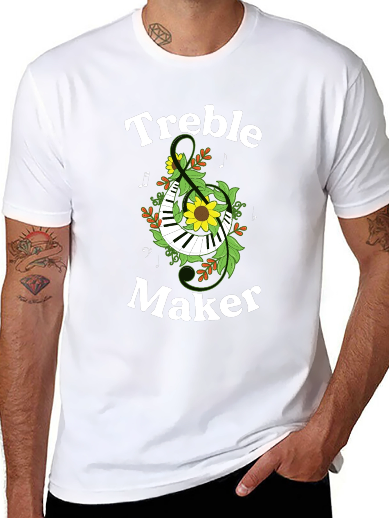 Treble Maker T-Shirt - Musical Graphic Tee
