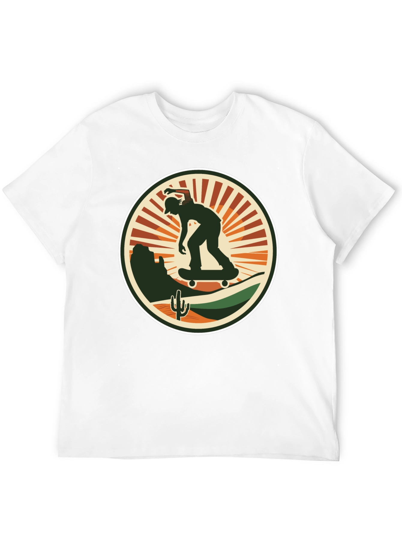 Skate Desert Black T-Shirt