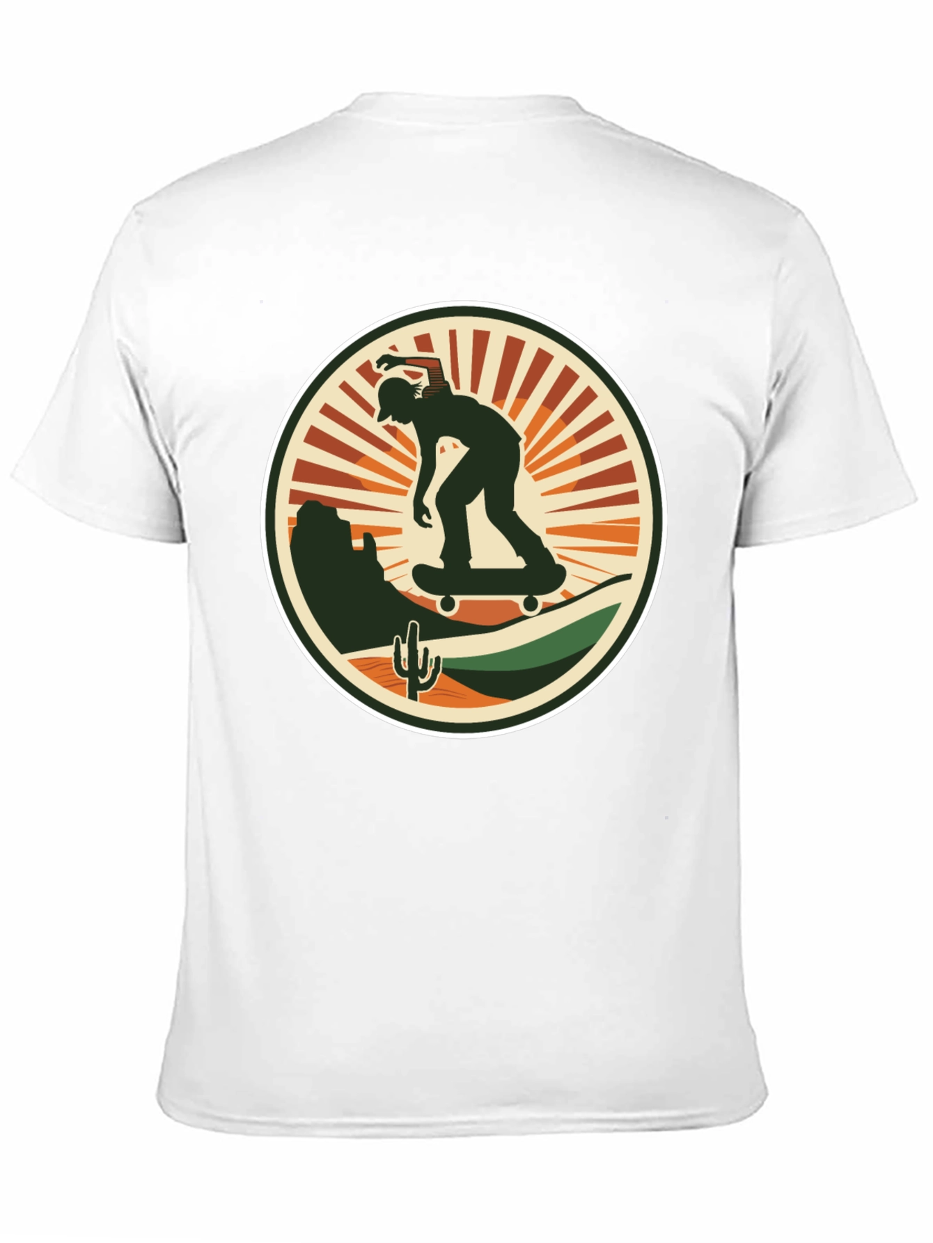Skate Desert Black T-Shirt
