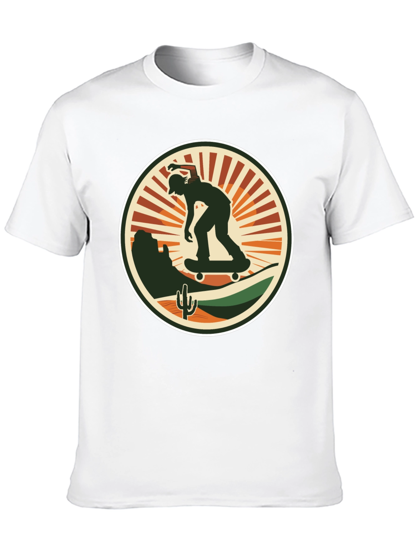 Skate Desert Black T-Shirt