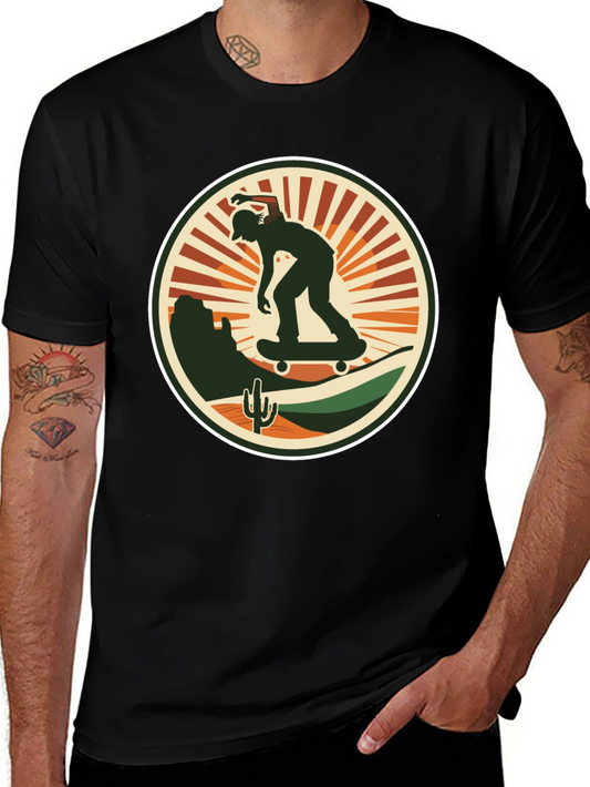 Skate Desert Black T-Shirt