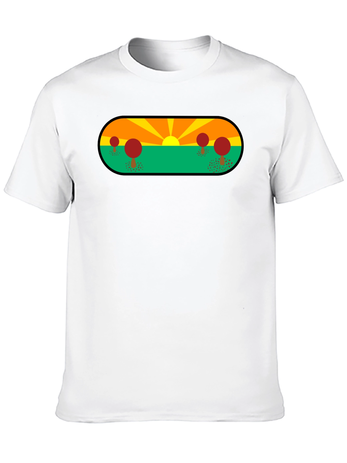 Sunset Landscape Graphic Tee
