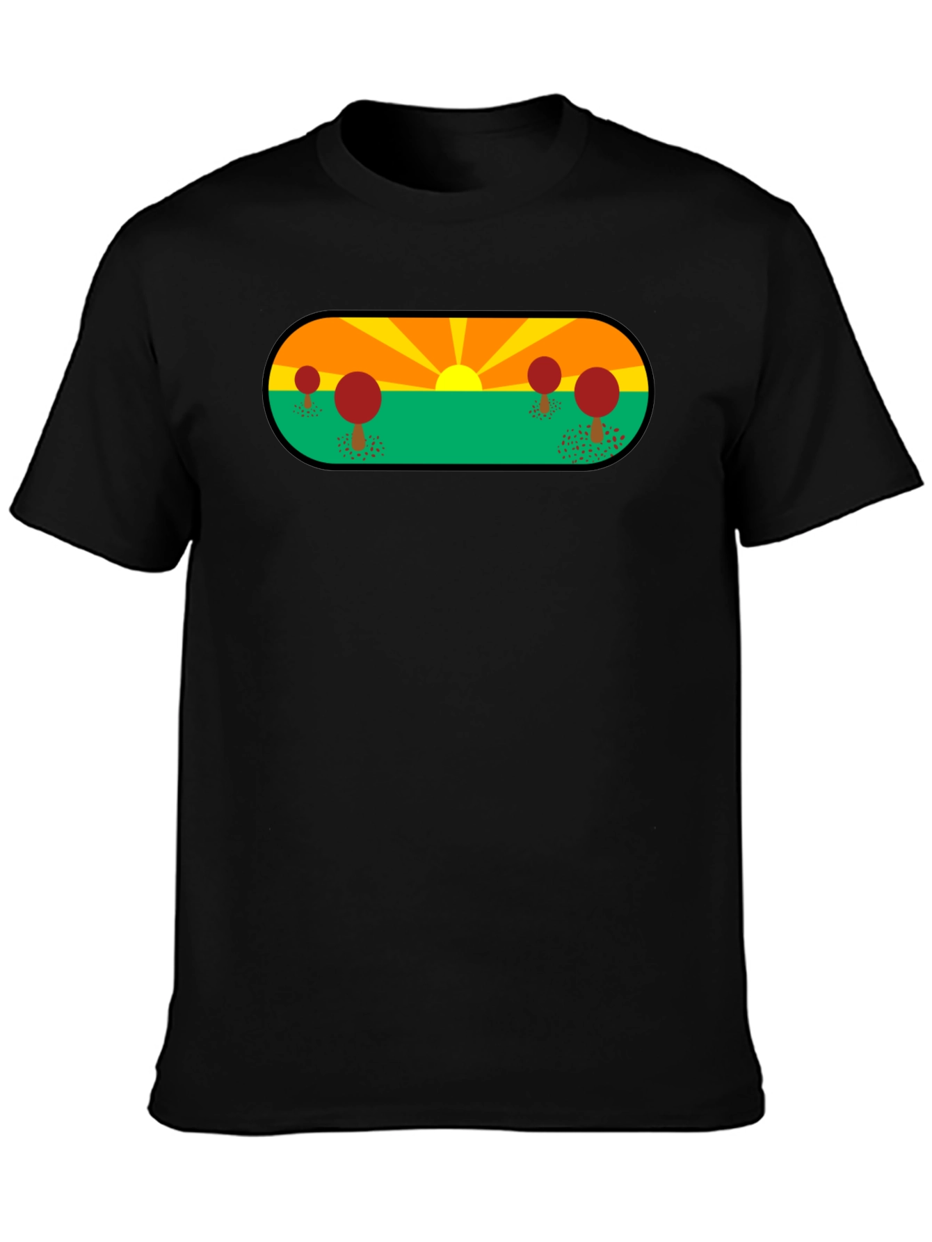 Sunset Landscape Graphic Tee