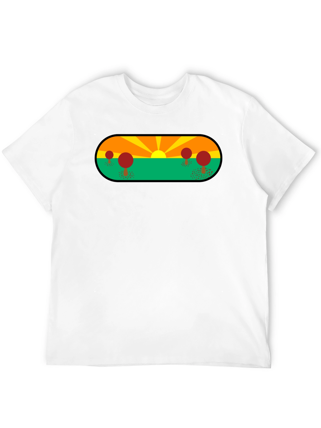 Sunset Landscape Graphic Tee