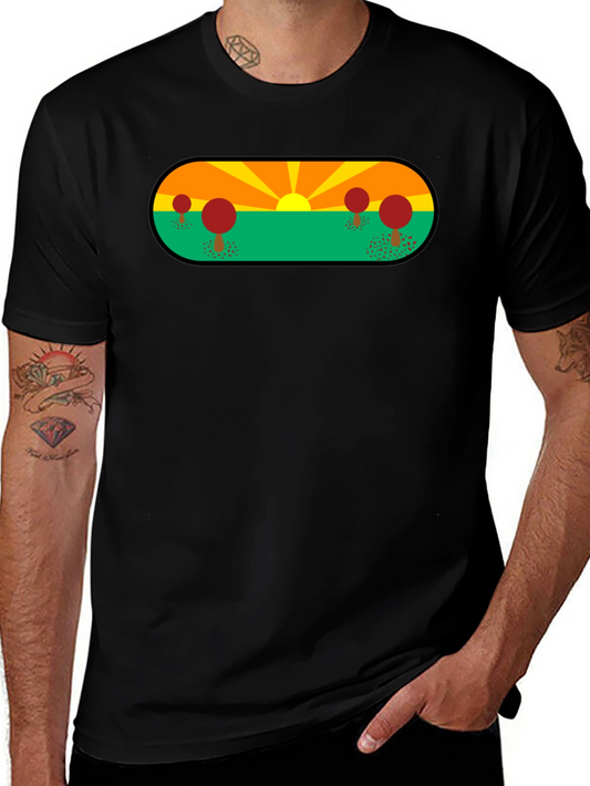 Sunset Landscape Graphic Tee