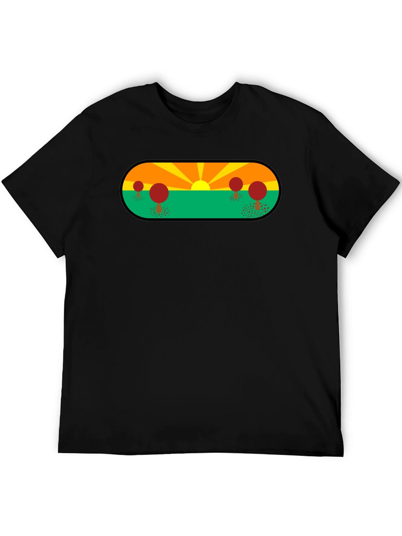 Sunset Landscape Graphic Tee